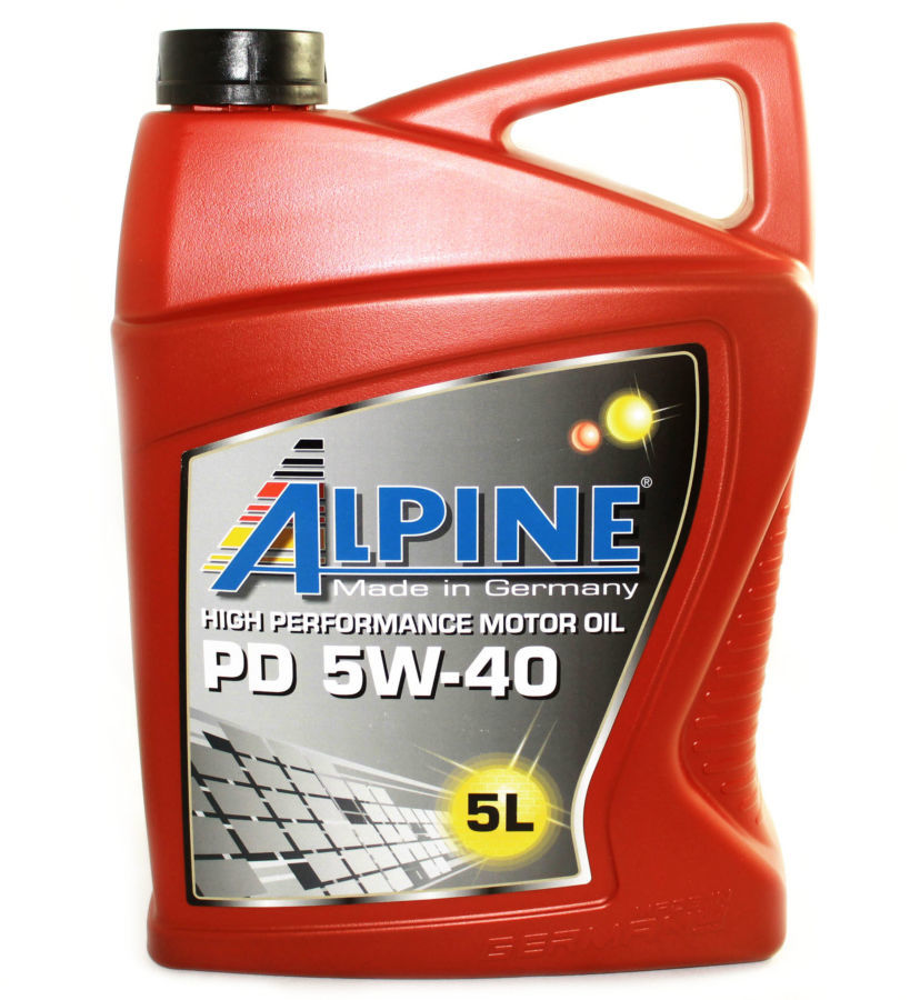Масло моторное синтетическое - Alpine PD Pumpe-Duse 5W-40 5л